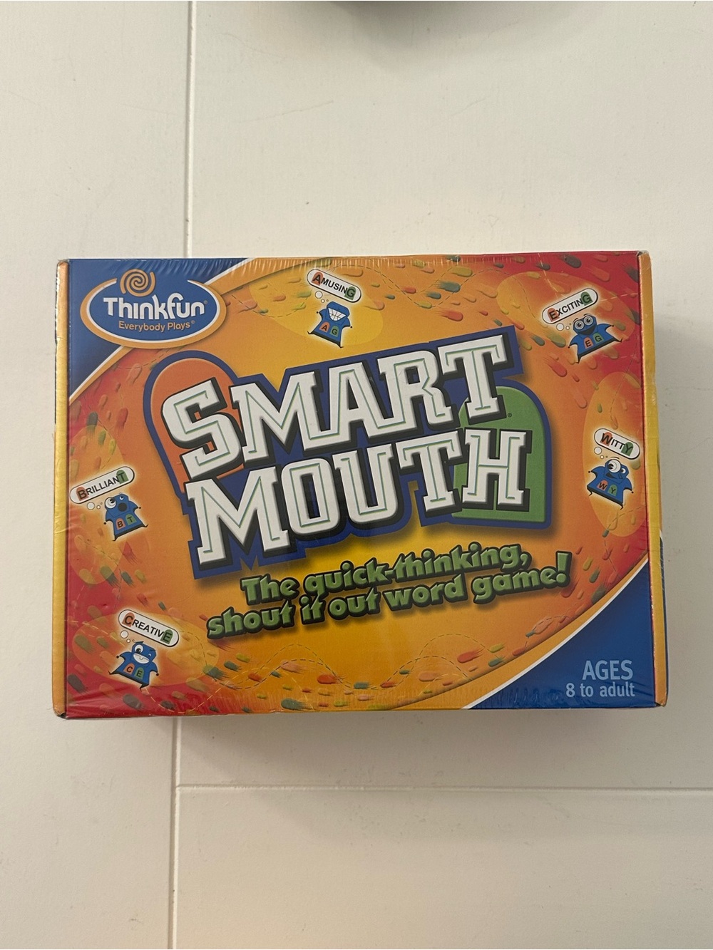 SMART MOUTH  Quick Thinking SHOUT IT OUT LOUD Word Board Game VINTAGE NEW SEALED